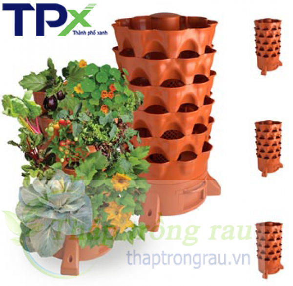 Tháp trồng rau hữu cơ thông minh Eco_ Những điều bạn nên biết 