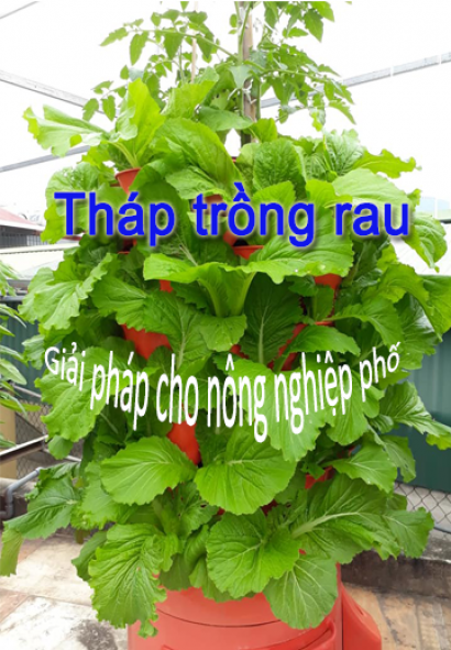 Mô hình Tháp trồng rau thông minh của Người Mỹ tại Việt Nam   Không lo  thiếu rau sạch vì đã có Tháp trồng rau ECO  Năng suất gấp 5