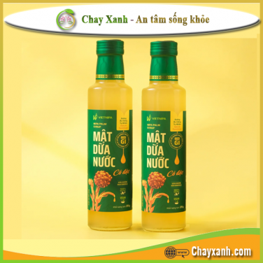 Combo 2 mật dừa nước  375gr (Mật ăn kiêng tự nhiên)
